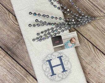 Monogrammed Hand Towel, Monogrammed Hand Towel Graduation, Monogrammed Hand Towel Wedding, House Warming