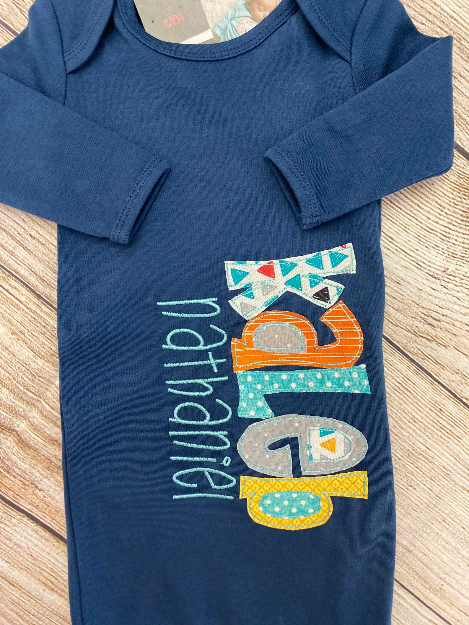 Personalized Baby Gown and Hat Set Baby Boy Coming Home Etsy