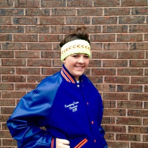 Crochet Softball Headband, Headwrap, Crochet Headband, Headwrap, Fall Accessories