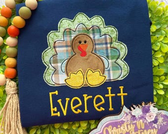 Boys Thanksgiving Turkey Shirt, Turkey Shirt, First Thanksgiving Shirt, Personalized Shirt, Turkey Shirt, Pumpkin Patch Shirt, Turkey