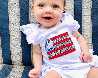 American flag Applique shirt, 4th of July Shirt, personalized, kids patriotic shirt, boys patriotic shirt, girls patriotic shirt, Monogram