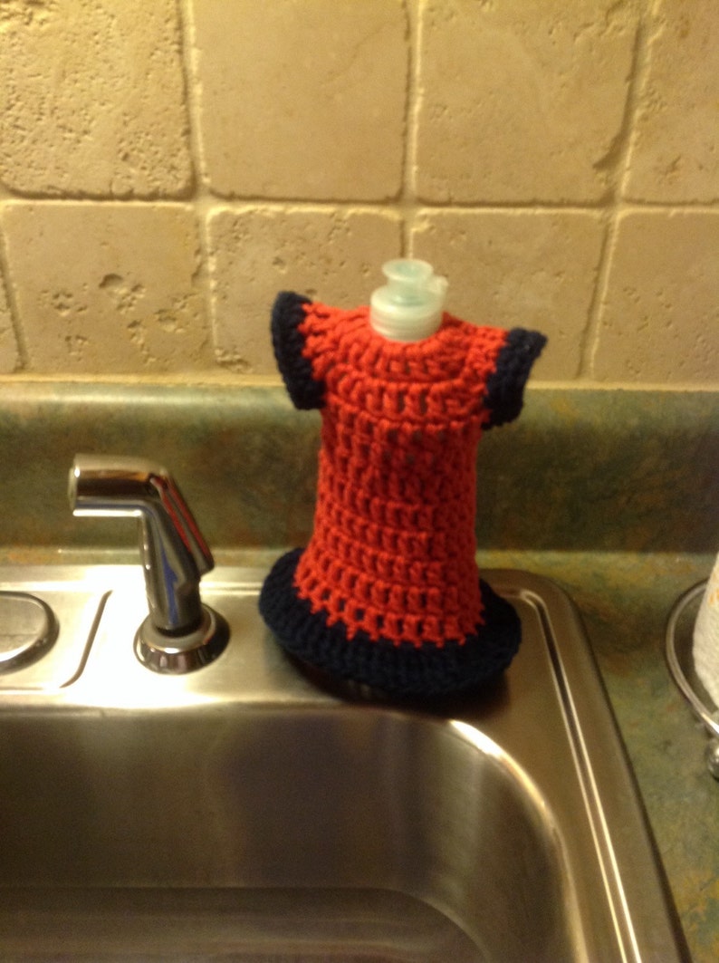 Crochet Kitchen Dishcloth Dress Made to Order Cotton Dishcloth Etsy