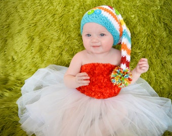 Santa Claus Hat, Christmas Hat, Newborn Photography Prop, Baby Girl, Baby Boy, Crochet Santa Hat, Crochet Christmas Hat, Baby Hat