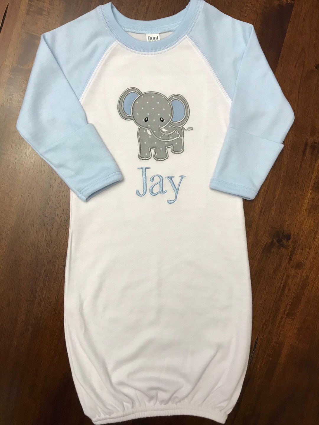 Baby Boy Elephant Design Dress Blended #FHF441