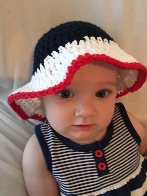 baby beach hat