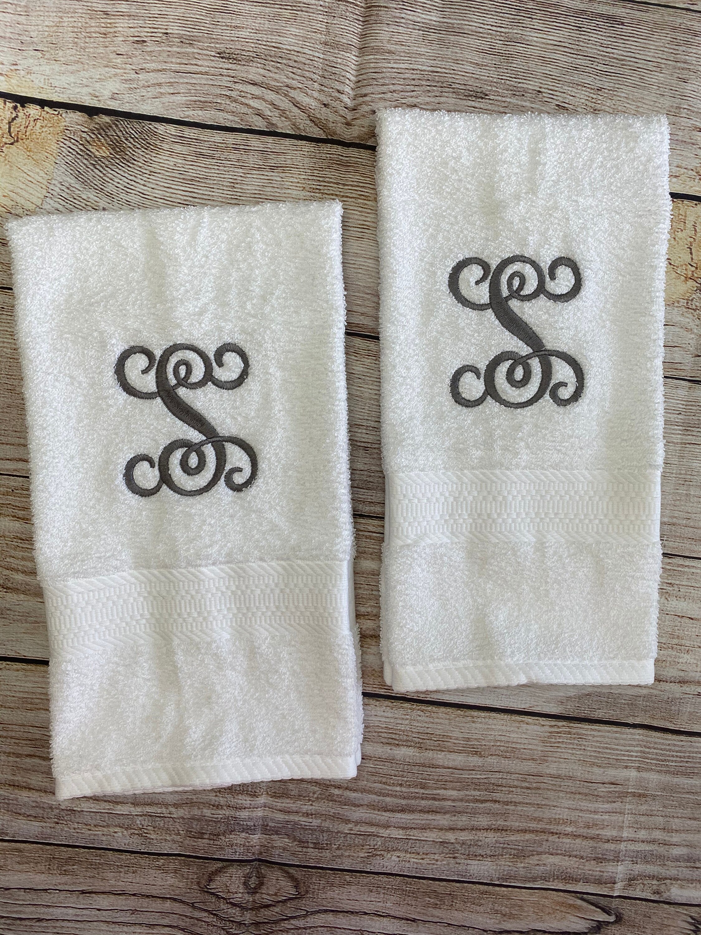 Monogram towel set hotsell