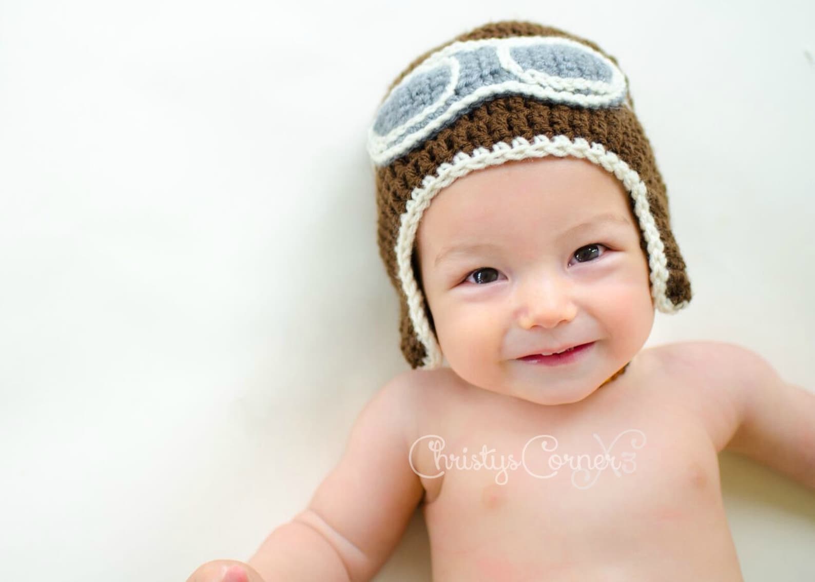 Crochet Aviator Hat Aviator Pilot Hat Baby Boy Hat Toddler Etsy