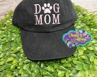 Dog Mom, Dog Mom Cap, Vacation Beach Hat, Gift for Dog Mom, Fur Mama, Gift for Her, Dog Hat, Mom Hat, Dog Mom Hat