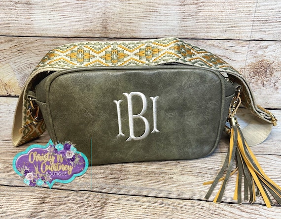 Personalized Guitar Strap Purse Monogrammed Crossbody Guitar
