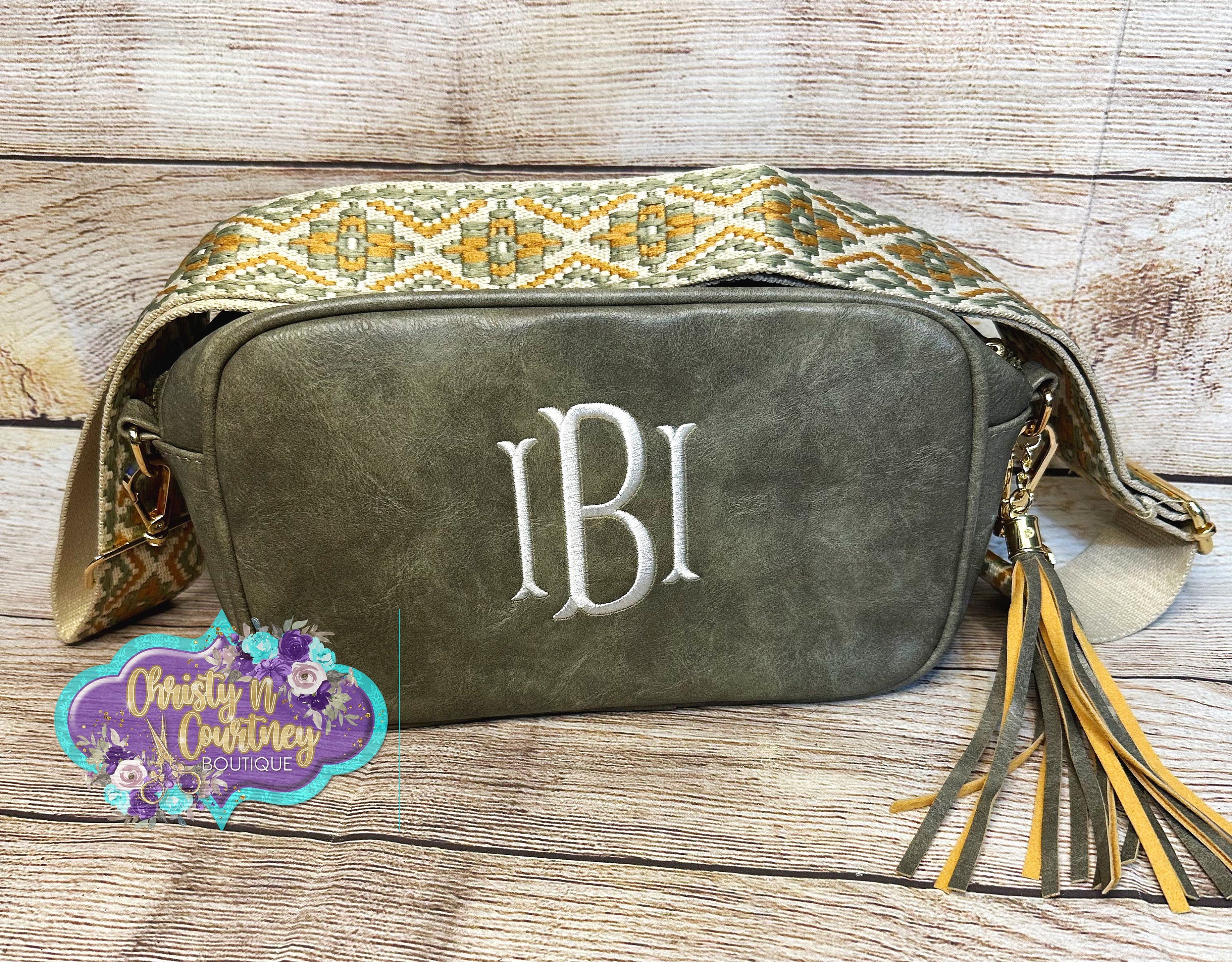 Monogrammed Crossbody