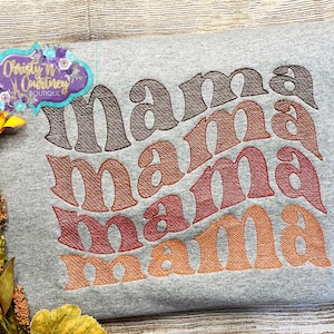 Retro Mama, Mama Row Shirt, Mama Shirt, Mom Life, Boho Mama Shirt, Mommy Shirt, Mama to Be Gift, Mama Sweatshirt