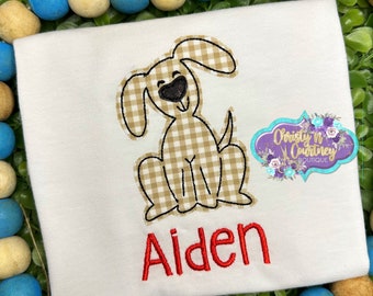 Puppy Dog Shirt, Dog Shirt, Animal Shirt, Puppy Shirt, Doggy Shirt, Personalized Shirt, Dog, Birthday Gift, Custom Embroidery, Appliqué