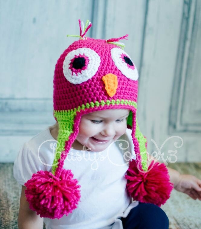 Ready to Ship, Crochet Owl Hat, Crochet Baby Hat, Crochet Baby Cap, Owl Baby Hat, Tree Owl Crochet H