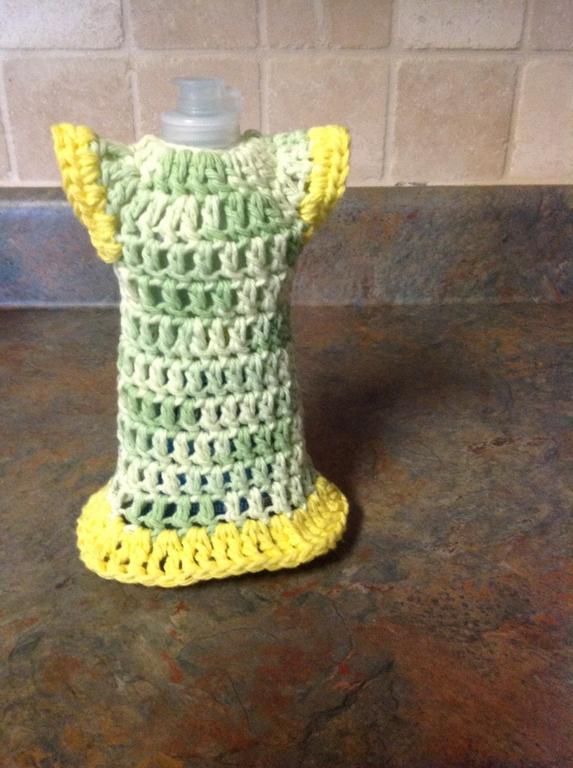 Crochet Kitchen Dishcloth Dress Made to Order Cotton Dishcloth Etsy