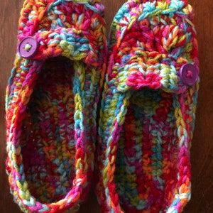 Crochet Loafer Slipper - Crochet Women  Slippers - Adult Crochet Slippers - Home Shoes - Extra Thick Slippers