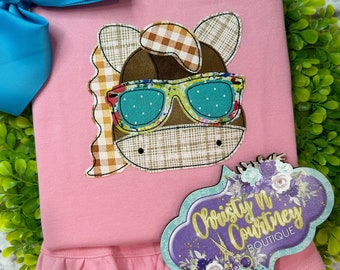 Appliqué Horse Shirt, Boys Girls Appliqué  Horse Shirt, Horse Child’s T-shirt, Embroidery Kids T-shirt, Farm   Horse Personalized Shirt
