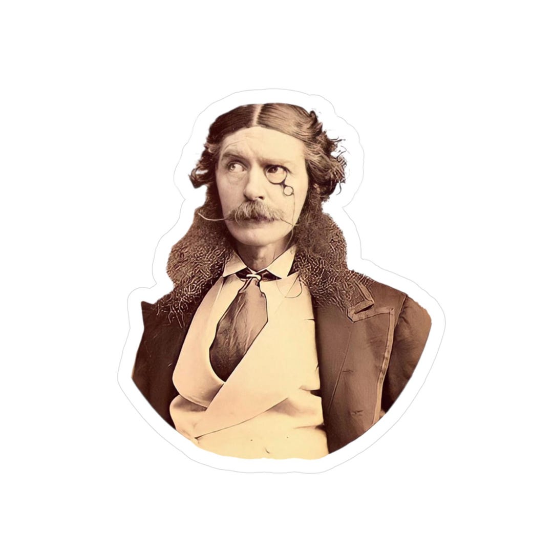 Pretty Man Stickers Vintage Funny Gentleman Portrait Sticker | Kiss-cut Vinyl Decal - Etsy