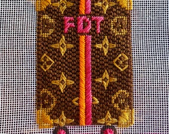 FDT LV Koffer Nadelspitze Canvas