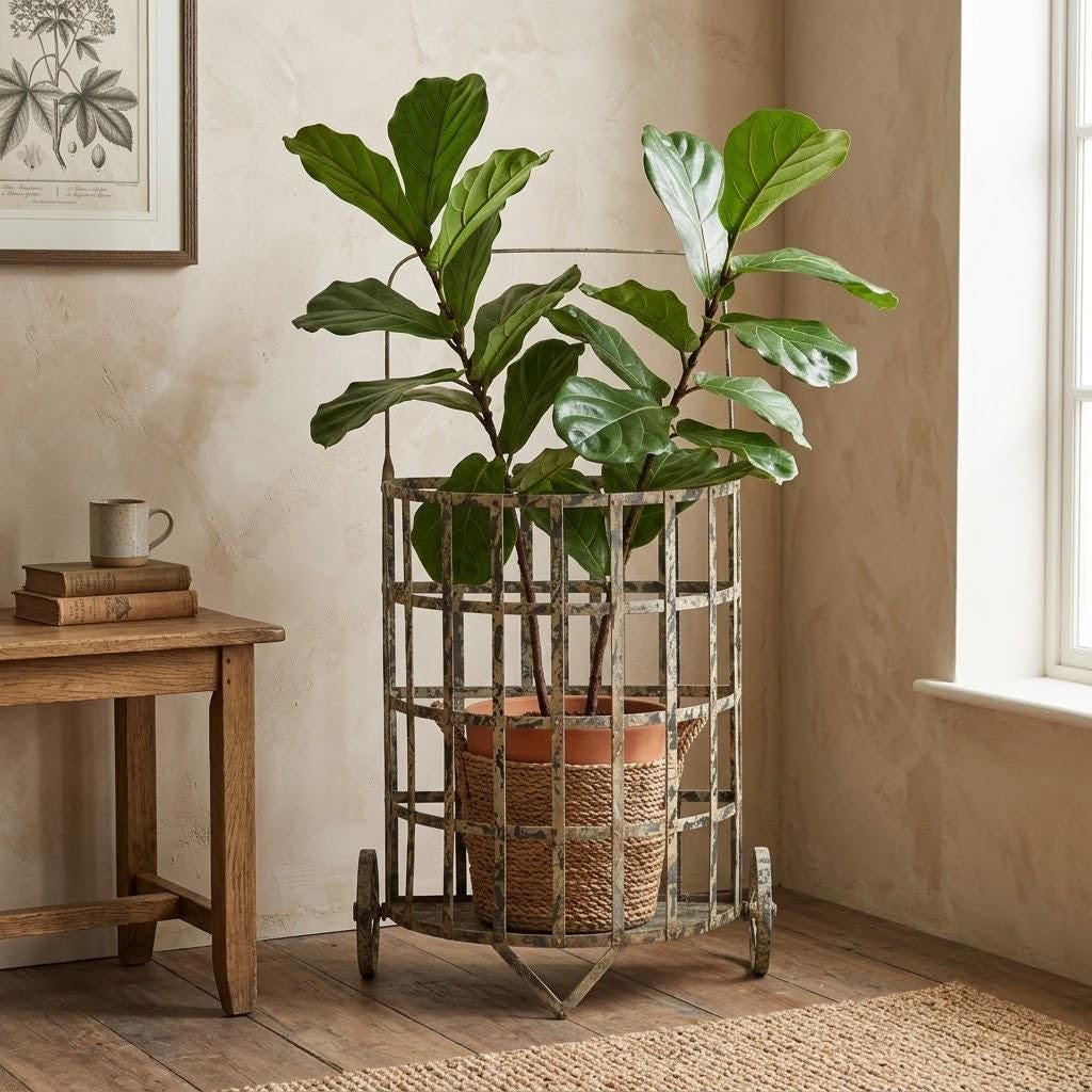 Antique Wire Plant Stands - Etsy