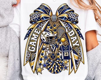 Lazo de lacrosse PNG, Mamá de lacrosse coqueta y moderna PNG, Diseño de camiseta para el día del partido, Regalo deportivo para mujeres y chicas de lacrosse,