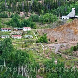 Ghost Town, Ghost Town of Gilman, Gilman, Colorado, Mining Town, Abandoned Town, Mountain,Mountain Art, Wall Art, Canvas Art, Metallic Paper