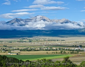 Mount Princeton View, Mount Princeton, Buena Vista, Colorado, Wall Art, Canvas Art, Rocky Mountains,Photo on Canvas, Photo on Metallic Paper