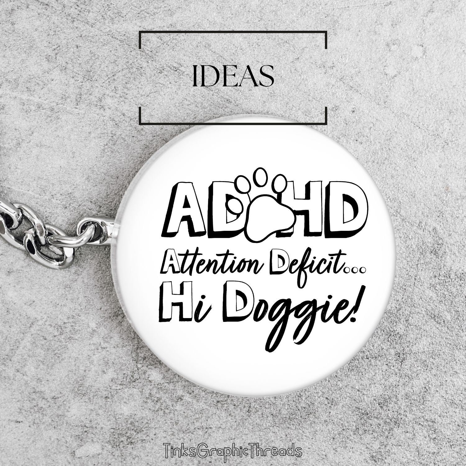 ADHD Clipart Funny Attention Deficit Word Art & ACDC Graphics Look a ...