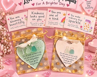 Heart Plaque | Friendship Keepsake Gift | Sentimental Message - 2D Flat Printed