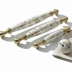 Pomelli e maniglie in porcellana fatti a mano, maniglie per mobili in cromo oro anticato, ferramenta per mobili moderni vintage
