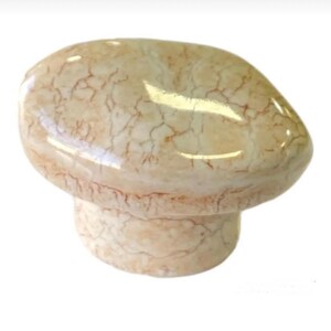 Vintage Cream Porcelain Cabinet Knob, Antique Style Drawer Pull, Farmhouse Kitchen Handle, Ceramic Dresser Knob, Cupboard Furniture Hardware