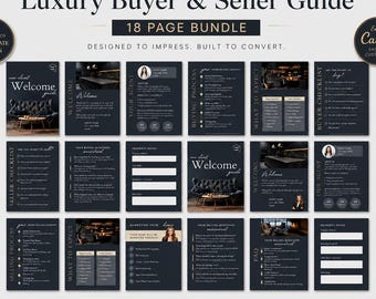 Grundbesitz-Verkäufer-Führer-Bundle | Bearbeitbare Canva-Vorlagen (Digitaler Download)