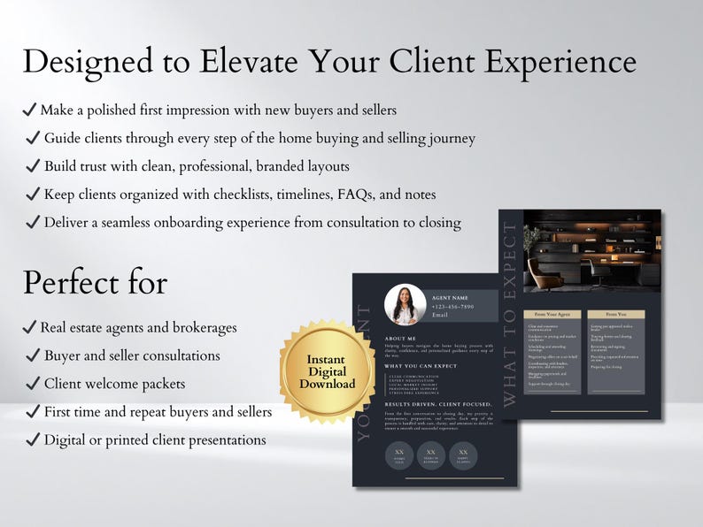 Real Estate Buyer Seller Guide Bundle | Editable Canva Templates ...