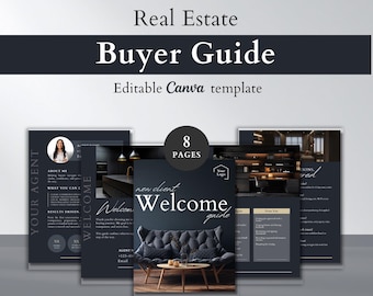 Grundbesitzer Präsentationsvorlage | Canva Bearbeitbares Realtor Marketing Kit (Digitaler Download)