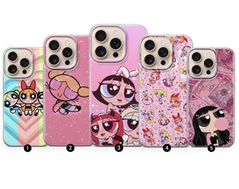 Funda de teléfono de Las Chicas Superpoderosas Buttercup para iPhone 17 Air 16e Pro Max 15 14 13 12 11 / Samsung S25 S24 FE / Google Pixel 10 9