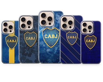 Funda de teléfono Boca Juniors Carlos Tevez para iPhone 17 Air 16e Pro Max 15 14 13 12 11 / Samsung S25 S24 FE / Google Pixel 10 9