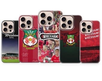 Funda para teléfono Wrexham AFC Racecourse para iPhone 17 Air 16e Pro Max 15 14 13 12 11 / Samsung S25 S24 FE / Google Pixel 10 9