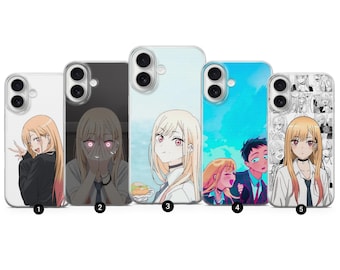 Funda para teléfono My Dress-Up Darling Kitagawa Marin para iPhone 17 Air 16e Pro Max 15 14 13 12 11 / Samsung S25 S24 FE / Google Pixel 10 9