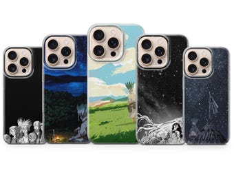 Dr Stone anime phone case Taiju Ooki for iPhone 17 Air 16e Pro Max 15 14 13 12 11 | Samsung S25 S24 FE | Google Pixel 10 9