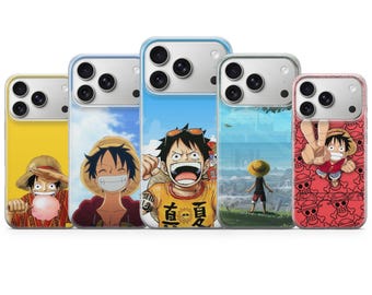 Luffy anime phone case One punch man for iPhone 17 Air 16e Pro Max 15 14 13 12 11 | Samsung S25 S24 FE | Google Pixel 10 9
