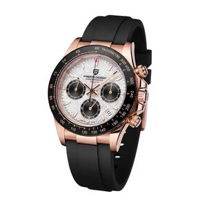 PAGANI DESIGN PD-1664, Rubber Strap, Chronograph Men's Watch