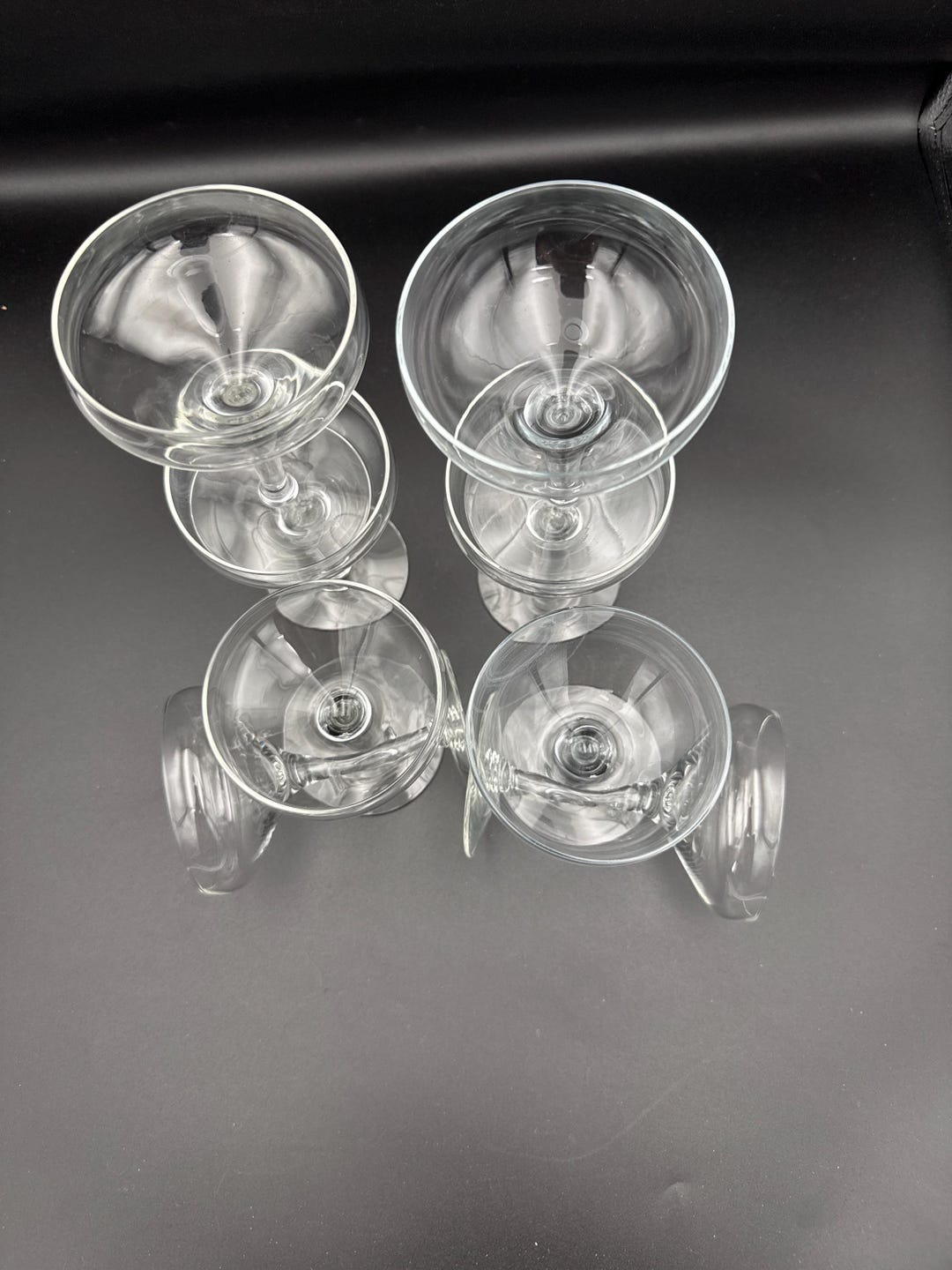 Vintage Coupe Stacking Cocktail Glasses 5 Inches Tall 8 Available Holds ...