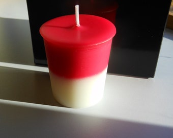 Sale! Candy Cane Soy Replacement Votive Candles 4 Pack Gift Box