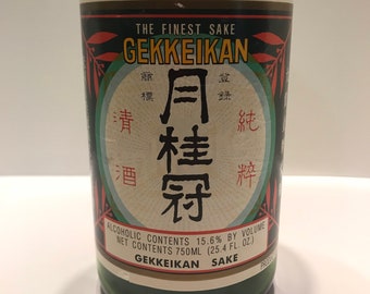 Soy Sake Bottle Neverwhere Scent Candle (A)