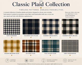 Layers, Slip -On Cuff | Classic Plaid Collection | The Jacque (Wrist Cuff)