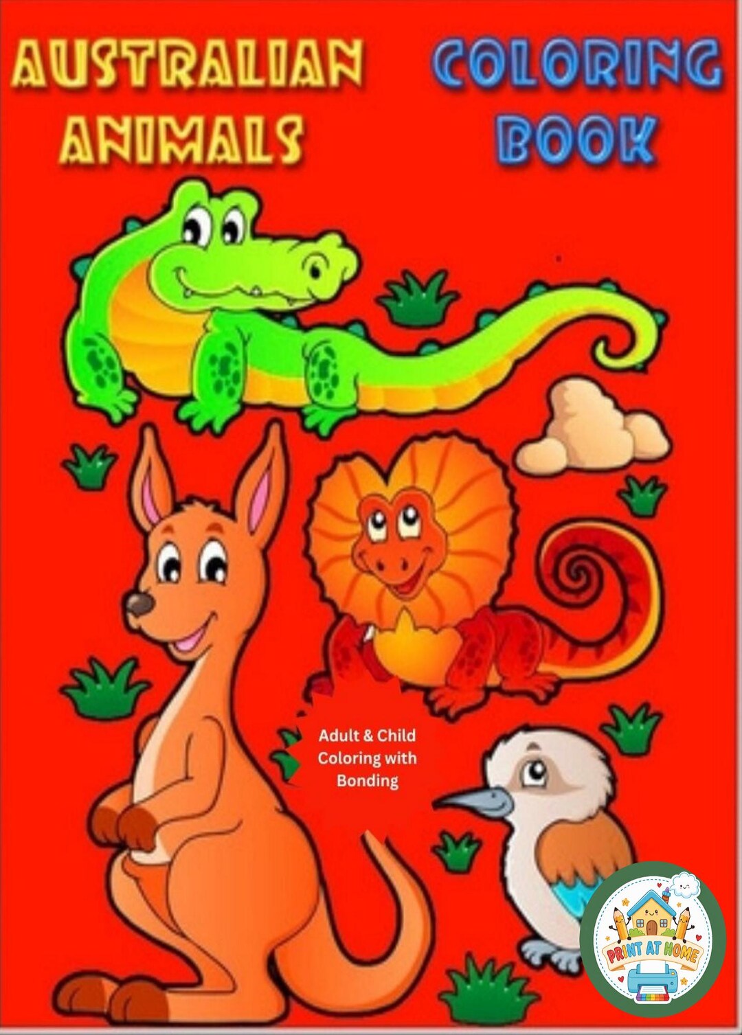 Australian Animals Colouring Book - Print. Color. Repeat. - Etsy