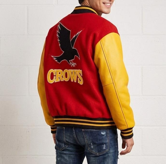 Smallville Crows Varsity Jacket - Tom Welling Clark Kent Letterman