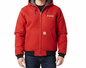 6666 Red Ranch Bomber Jacket - Jimmy Hurdstrom Inspired Cotton Cosplay Hoodie