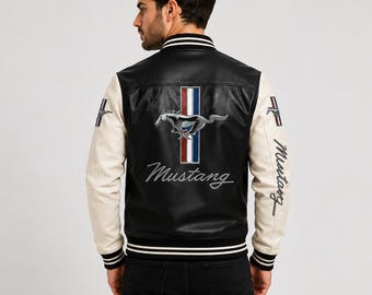 ヴィンテージ フォード マスタング JH デザイン レーシングジャケット