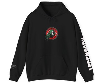 Sweat à capuche Dark Warrior - Graphique streetwear 'LEGENDARY SH*T' Pullover