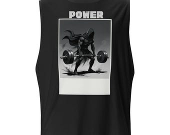 Débardeur de sport - Iron Wraith Power | Chemises d'entraînement pour hommes | Vêtements de sport foncés